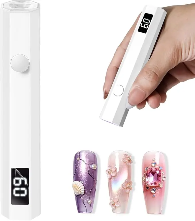 เครื่องอบเล็บยูวีแบบพกพา เครื่องอบเล็บขนาดเล็ก ไฟสำหรับอบเล็บสำหรับการบ่มเจลเล็บทุกชนิด โคมไฟยูวีแอลอีดีสำหรับทำเล็บ ไฟเสริมความงาม