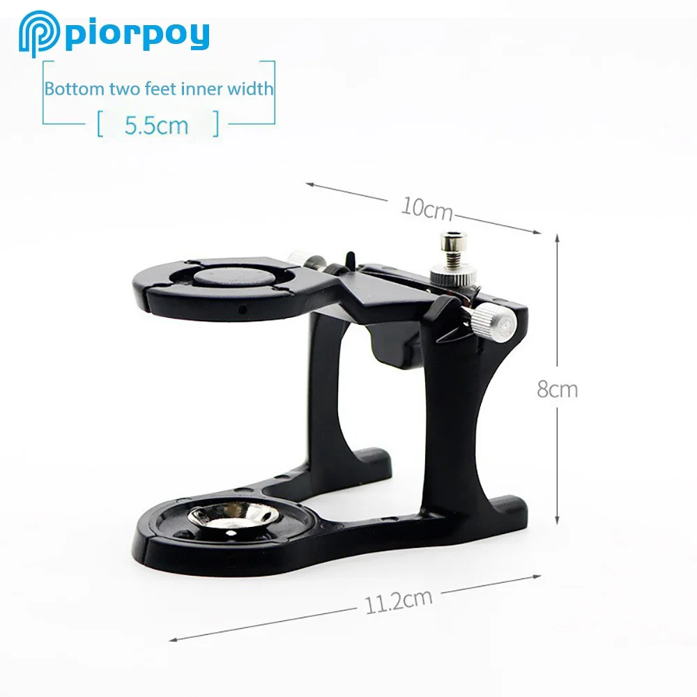 PIORPOY Adjustable Dental Articulator Denture Magnetic Anatomic Articulator Large Small for Mounting Pre-cast Dental Models