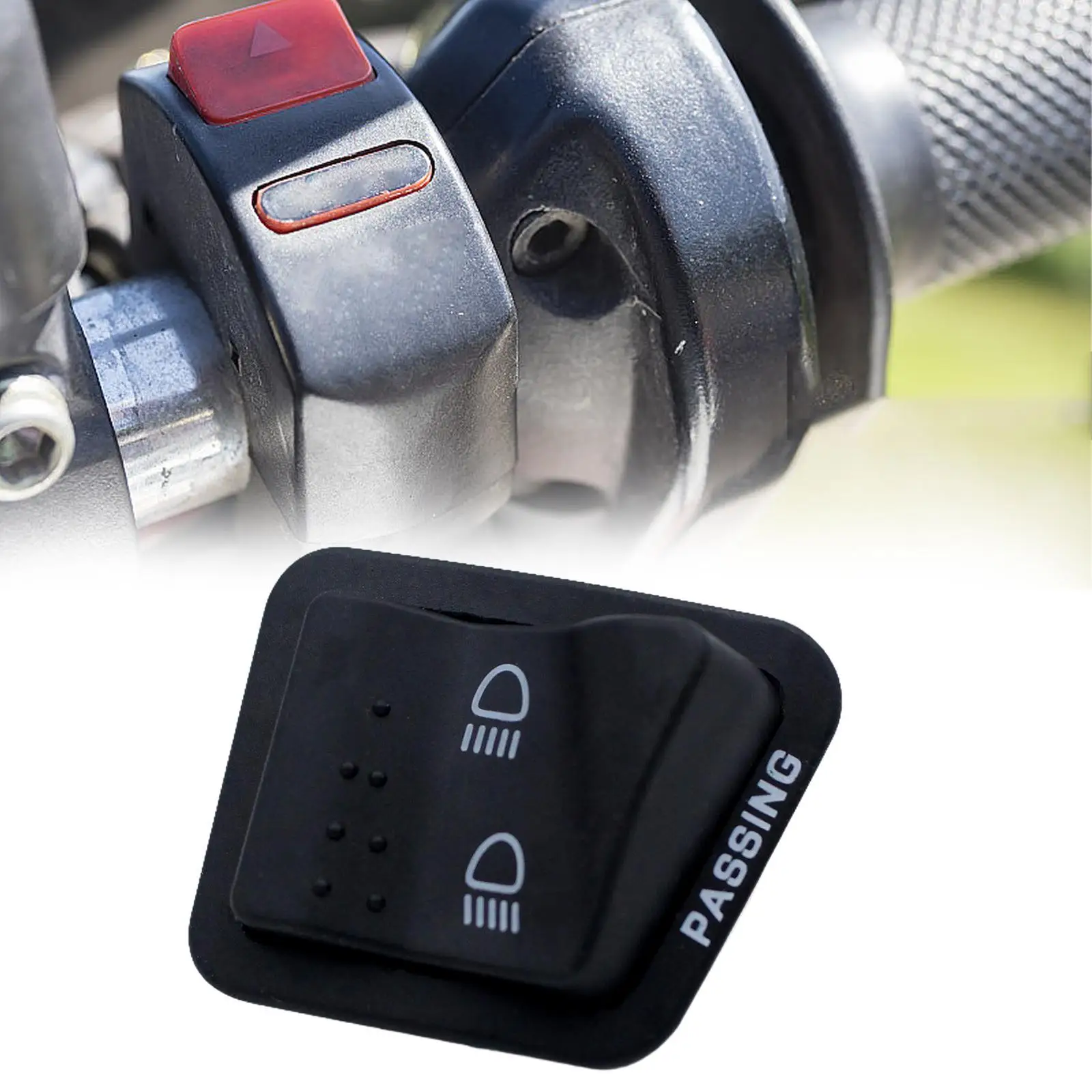 مفتاح مؤشر الدراجة النارية باللون الأسود بديل لبياجيو تايفون 50 125