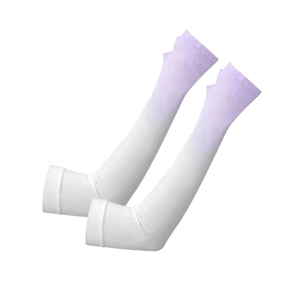 

1pair Portable UPF 50+ Arm Covers Breathable UV Protection Compression Sleeve Elastic Sun Protection Sleeve Gardening