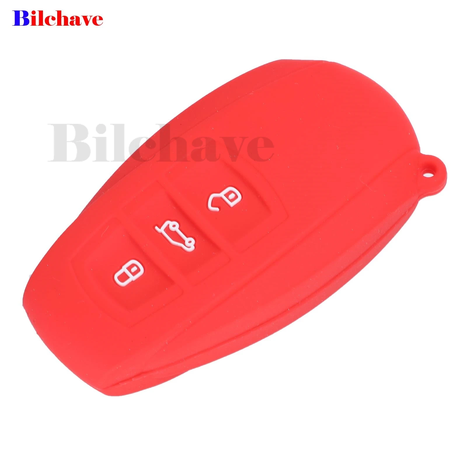 Jingyuqin 3 Tombol Karet Keyless Entry Pintar Key Case Silikon Cover Untuk Vw Touareg Car Styling L2032