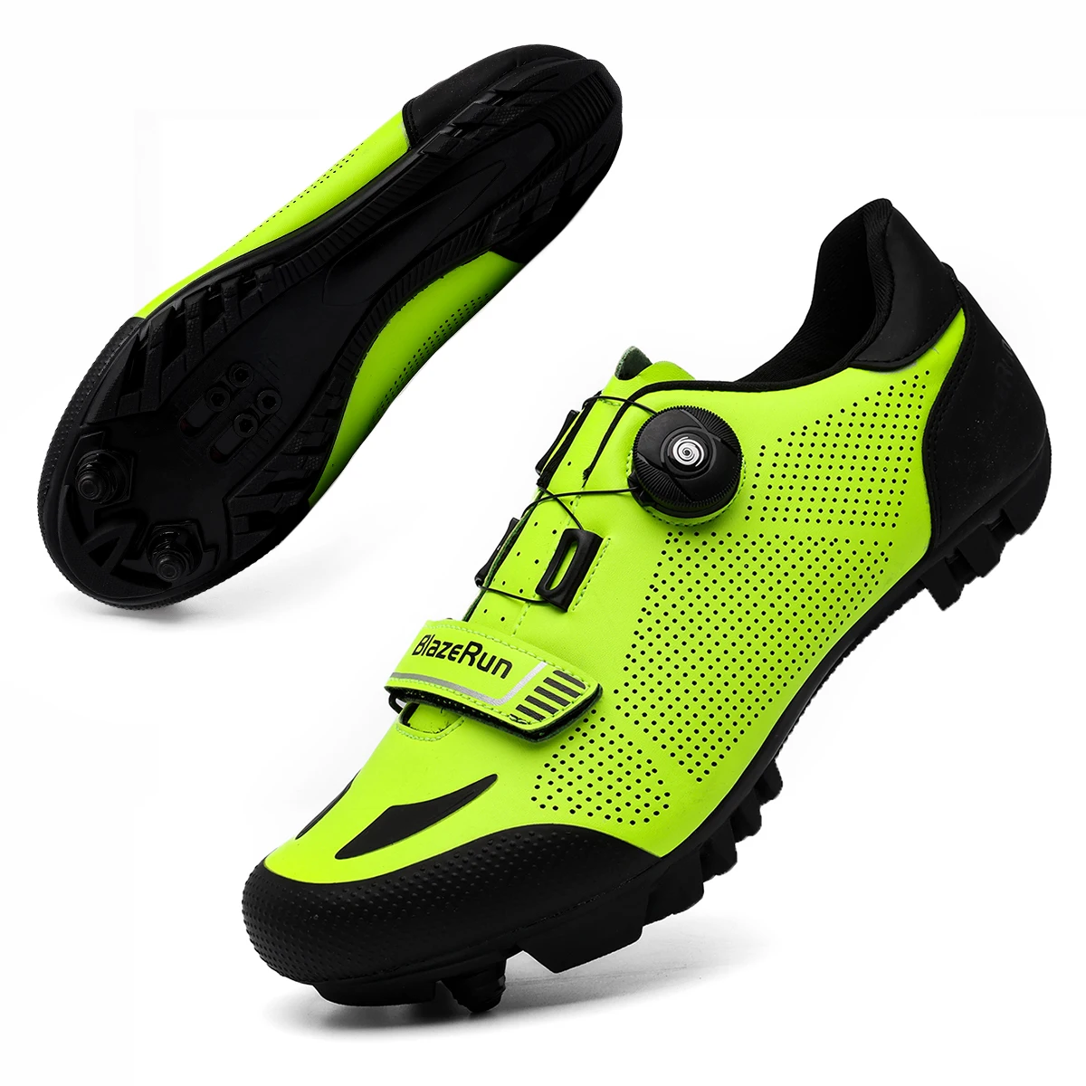 NONE Fahrradschuhe Fahrrad Sneakers Cleat Rutschfeste Herren Mountainbike Schuhe Fahrradschuhe Straßenschuhe Geschwindigkeitsschuhe 3
