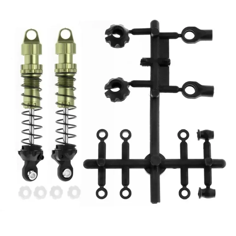 2pcs Metal 80mm 90mm Shock Absorber for 1/10 RC Crawler Car Axial SCX10 RBX10 TRX4 D90 Upgrade Parts Accessories