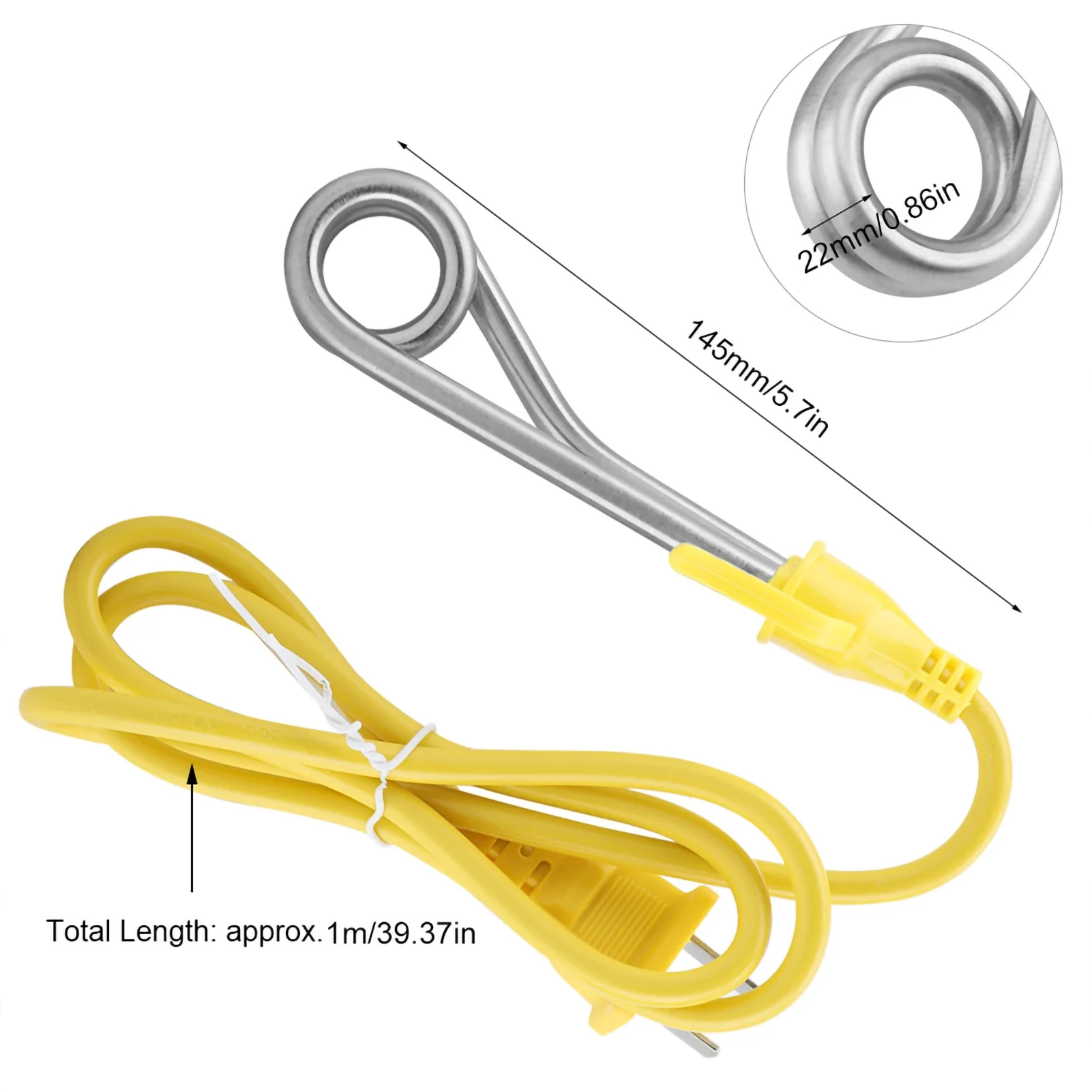 ไฟฟ้า MINI หม้อต้มน้ําร้อนกาแฟเครื่องทําน้ําอุ่นแช่เดินทาง 600W CN Plug 220V มืออุ่นเครื่องทําความร้อนแบบพกพา