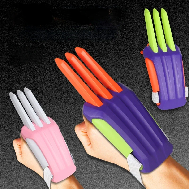 3D Printed Plastic Wolf Claw Superhero Weapon Knife Model Decompression Toys Cosplay Parent-child Game Birthday Creative Gifts