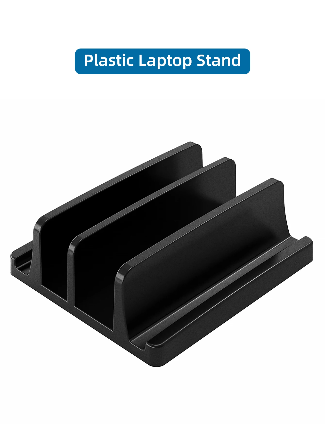 Vertical Laptop Stand Plastic Portable Tablet/Macbook/Phone Holder Adjustable Desktop Notebook Dock Space Save Tablet Accessory