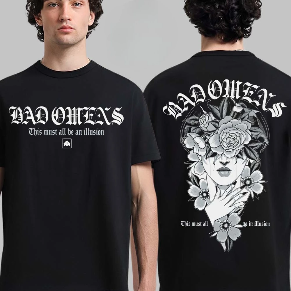 Hot Bad Omens Cotton Band Shirt Unisex Summer Short Sleeve Fashion Brand Tee Luxury Casual Vintage