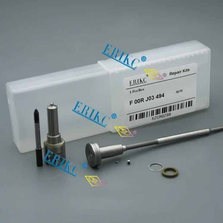 ERIKC FOORJ03494 nozzle DLLA150P1828 + F00RJ01692 valve overhaul kit car repair tool kit  for 0445120163 0445120226 Yuchai YC6G