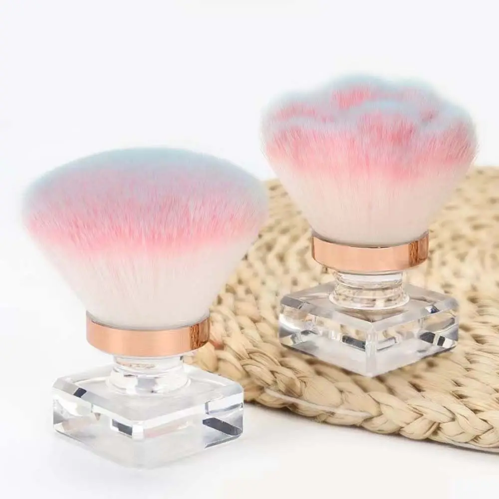 Fragrance Cleaning Nail Dust Brush Powder Blusher Rose Shape Nail Cleaning Brush Nail Art Tool Manicure Makeup Dust-proof Brush