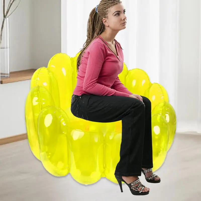 Inflatable Couch Portable Couch Inflatable Sofa Bean Bag Couch Bean Bag Outdoor Inflatable Couch For During Games Parties Living