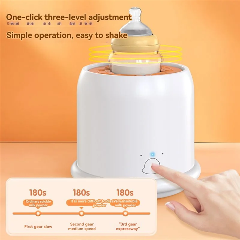 Mesin Pengocok Portabel Pengaduk Susu Pengisi Botol Bayi Pengisi Daya USB Rumah Tangga-Y44A