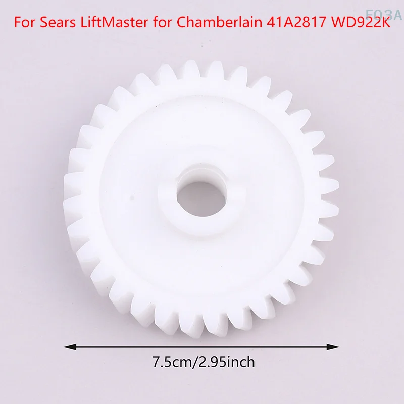 32 Teethes Garage Door Opener Drive Gear Sears Compatible White Part For Sears LiftMaster for Chamberlain 41A2817 WD922K