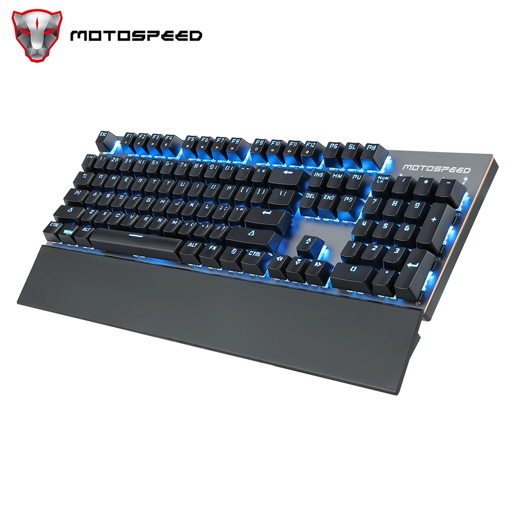 Motospeed GK89 Wireless Wired Gaming Mechanical Keyboard 104 Key Led Backlit Computer Typing Keypad Macro Drive For PC Laptop