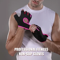 Outdoor Sports Gloves Half Finger Men's And Women's Fitness Cycling Wrist Gloves Rock Climbing Non-slip Breathable Cycling