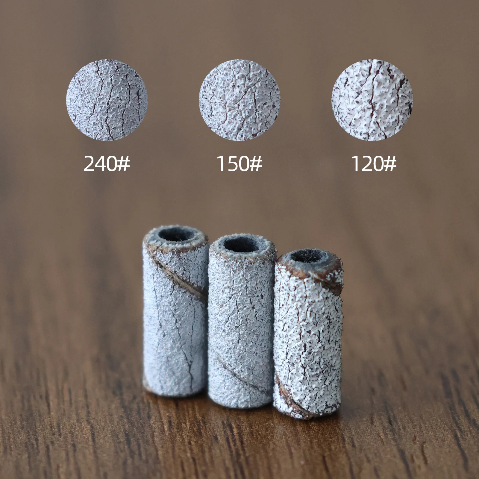 HYTOOS 3mm Mini Zebra Sanding Bands Without Mandrel Electric Nail Drill Bit Accessories Gel Removal Nails Care Polishing Tool