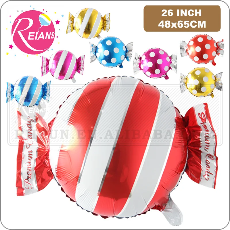 Fashion Aluminum Foil Candy Balloons Windmill Helium Balloon Baby Shower Globos Children Birthday Party Wedding Decoration