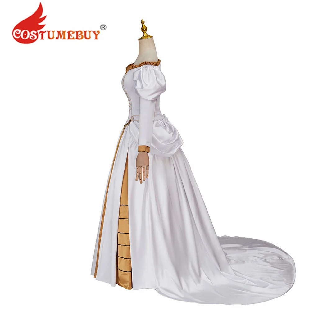 

Vampire Charlotte Cosplay Costume Charlotte Elbourne Cosplay Dress White Ball Gown Vampire Hunter Costume Gothic Medieval Dress