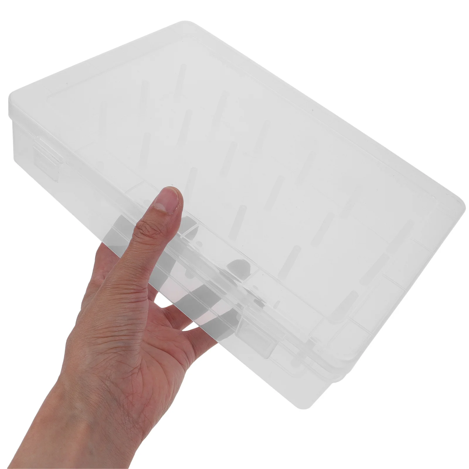 

Clear Thread Organizer Box Sewing Storage Holder Multi Spool Slots Efficient Organization Tidy Home Must Have Thread Organiser