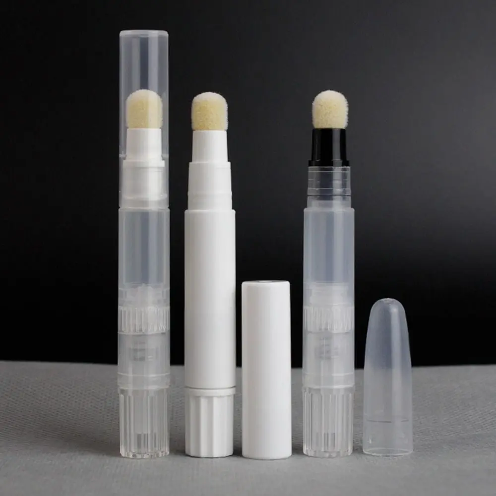 1/5ML Twist Pens Butelki wielokrotnego napełniania Pusty pojemnik na gąbkę do paznokci Pędzel do połysku Kosmetyczka do ust z końcówką Pusty S6I4
