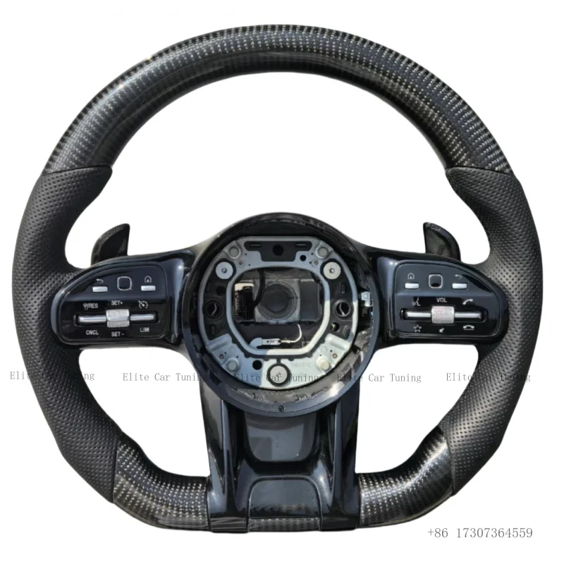 

Professional Custom New Leather Steering Wheel for Mercedes benz s Class v Class W203 W205 W204 W213 W221 Amg Upgrade