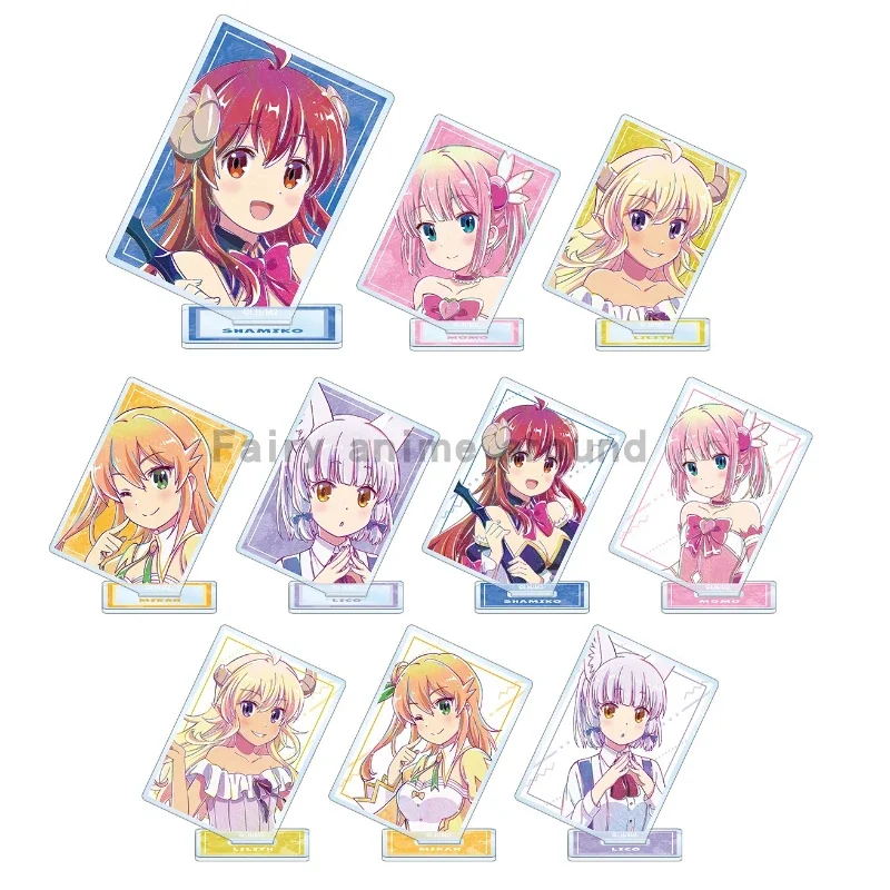 

Anime Yoshida Yuko Lilith Hinatsuki Mikan Acrylic Stand Doll Game Chiyoda Momo Mini Figure Model Plate Cosplay Toy for Gift