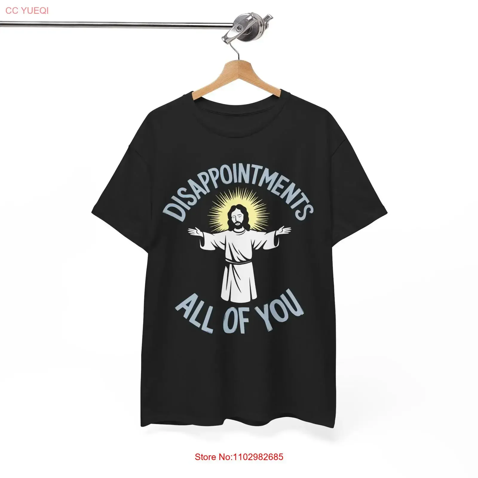 T-shirt Meme Disappointments, humoristique, drôle, chrétien, vintage, effet délavé, pour le quotidien, vêtements de créateur, respirant