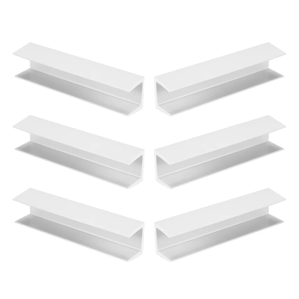 6Pcs Baby Gate Door Reinforcement Groove PVC Material Durable Fence Accessories Door Safety Reinforcement Pet Gate Supplies