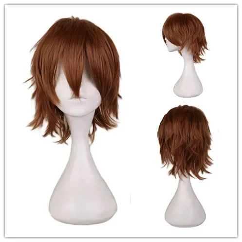 

Haikyu!! Volleyball Morisuke Yaku Cosplay Wigs Short Brown Anime Cosplay Wig Anime Brown Synthetic Role Play Costume Party