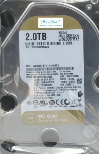 

For WD2005FBYZ 2T Enterprise NAS 3.5 7200 rpm 128M gold