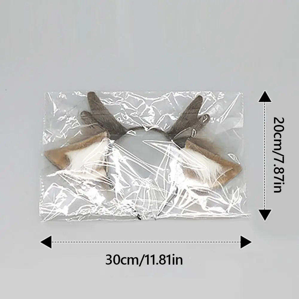 أفخم آذان الغزلان الرنة قرن الوعل عقال خوذة حفلة مهرجان زينة عيد الميلاد Headbands لطيف رئيس هوب تأثيري الطرف