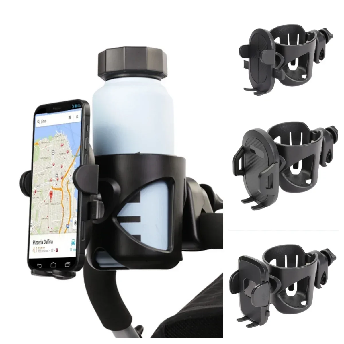 Cup Holder Stroller Phone Support Outing Travel Universal Pram Kids Bicycle Baby  Accessories Anti-Slip Design