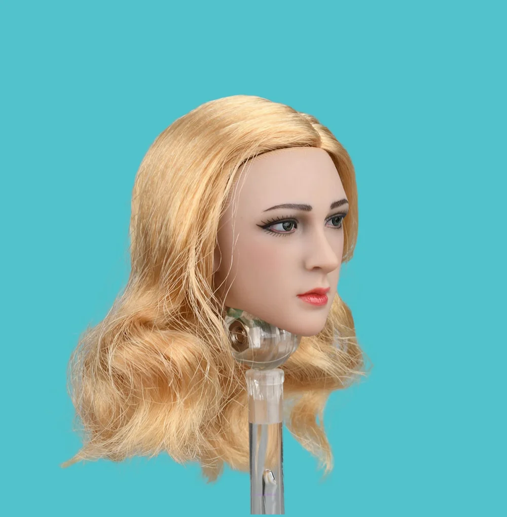 1/6 TBLeague PLLB2023-S53 Piękna Dziewczyna Opalona z Złotymi Włosami, Rzeźbiona Głowa Pasująca do Figurki Akcji 12" TBL PH DIY