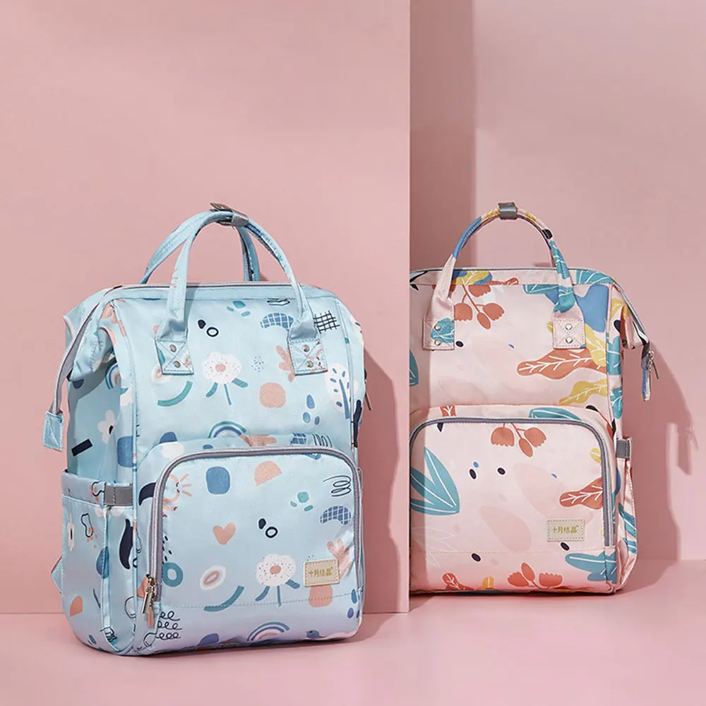 Zaino per pannolini borsa per passeggino mummia borsa di grande capacità mamma bambino borse per pannolini da viaggio impermeabili multifunzione per la cura del bambino