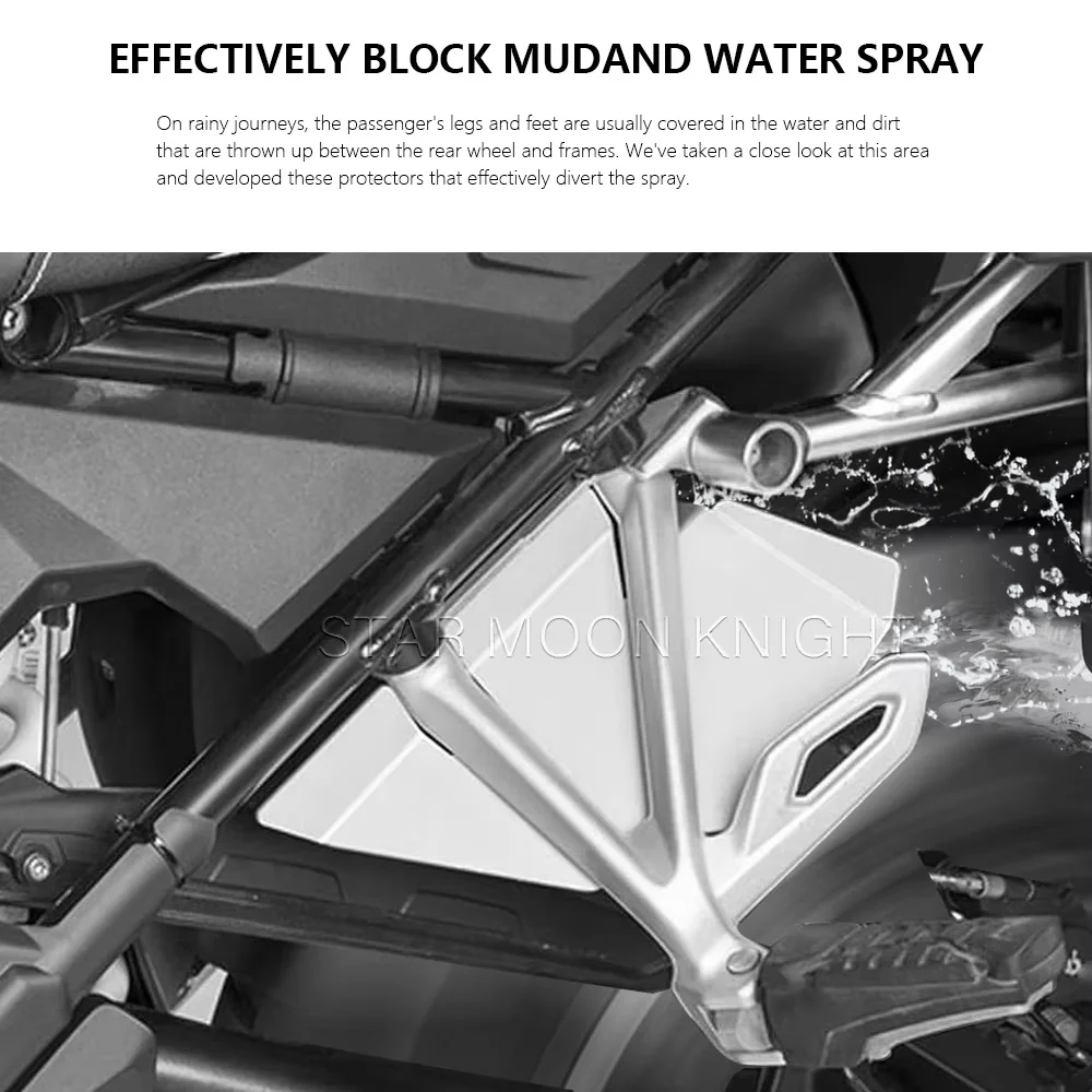 Motorcycle Rear Wheel Splash Guard For BMW R1200GS LC Adventure 2014- R1250GS ADV GS1250 R 1200 GS Passenger Seat Recess Cover