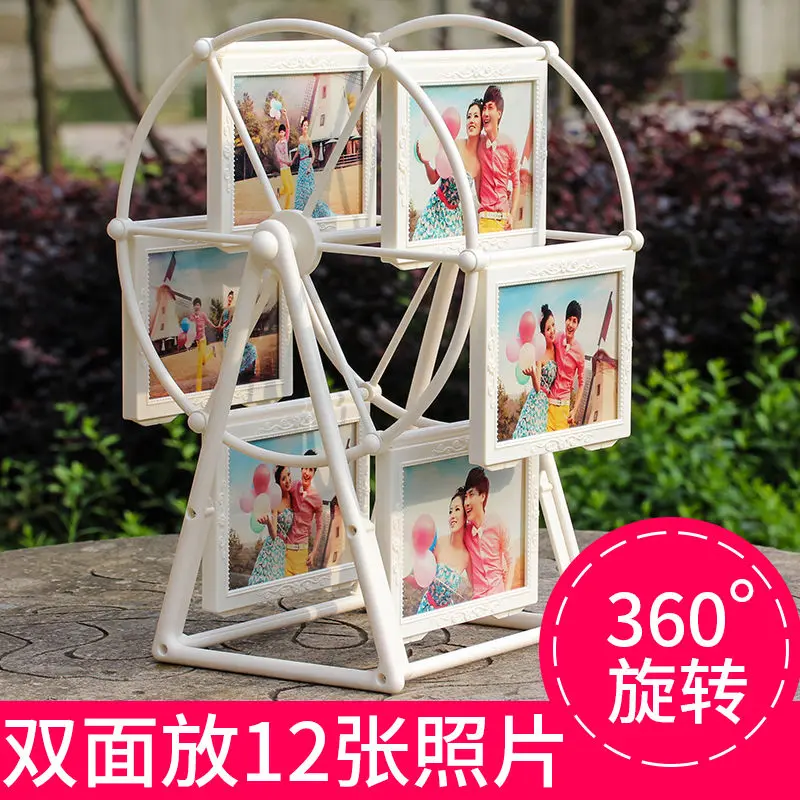 Rotating Windmill Photo Frame Baby Album Set