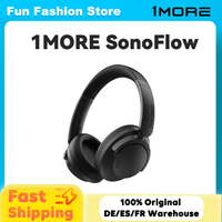 1More Sonoflow Wireless Headphone with Active Noise Cancelling Bluetooth Headset LDAC Hi-Res Audio Over Ear Headset HC905