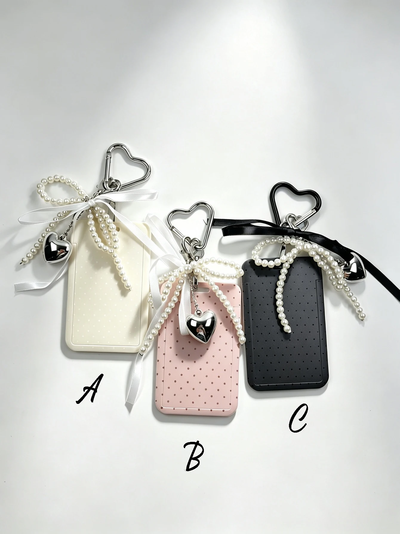 1 Piece of Polka Dot Printed Bowknot Bead Pendant Bag Accessory, Sweet and Cool Y2K Style, Suitable for Decorating Handbags, Crossbody Bags, Backpacks, Bag Charms, Keychains, Etc