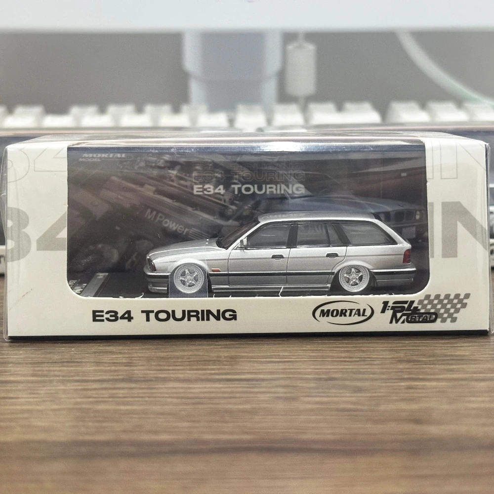 

Коллекционная модель автомобиля Mortal 1/64 E34 Touring, литая под давлением, ограниченная серия, полностью открытая из сплава