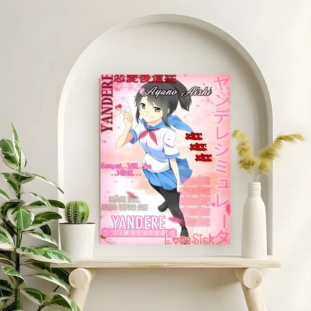 Game Yandere Simulator Poster Hochauflösende Poster-Aufkleber, geeignet für Schlafzimmer, Wohnzimmer, Heimdekoration – Detail 12