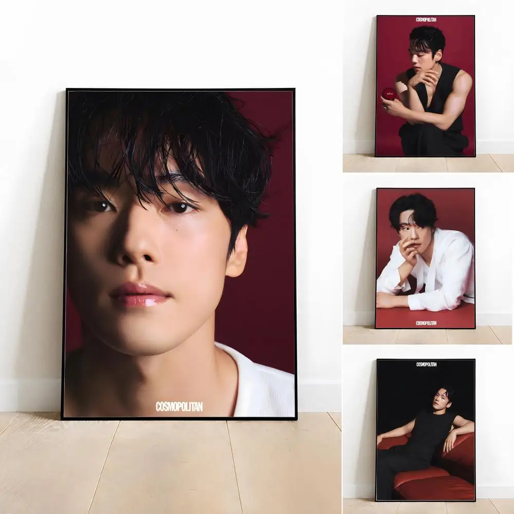 Actor Kim Jung Hyun Poster Poster Room Wall Art Decor Waterproof Stickers For Home Bar Bedroom Decoration