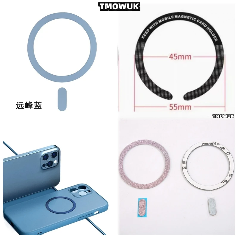 

For Vivo Y81 Y91 Y93 Y20 Y21 Y22 Y5 Y153 Y71 Y78 S T I 5G For Magsafe Magnetic Ring Sticker Charger Stand