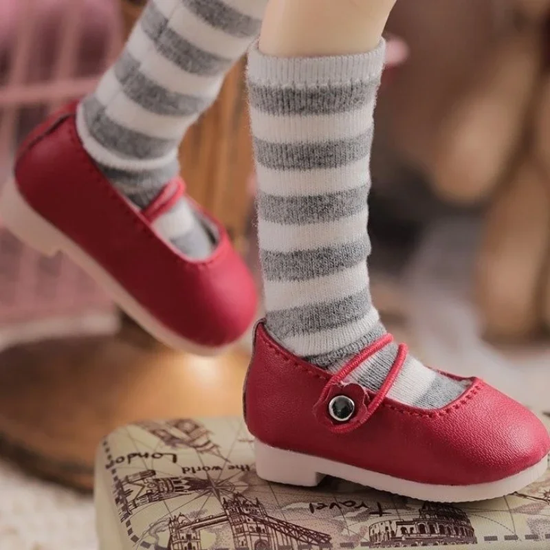 

New 1/6 Doll's Shoes for 30cm Bjd Doll Size 4.4*2.1cm Round Toe Shoes Fashion Girl Toys Dress Up Play House Doll Accessories