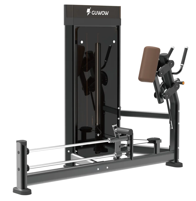 Polea de selección de carga de Pin de máquina de Fitness de gimnasio de extensión de glúteos de cadera sentada para entrenamiento