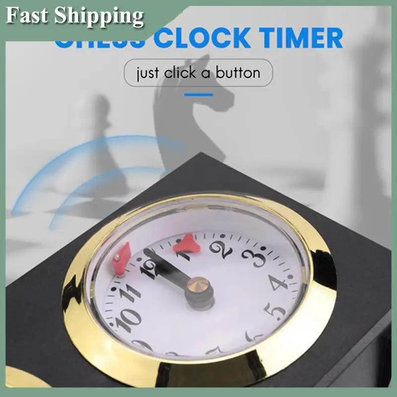 1 PCS Chess Clock Timer Fashion Chess Clock Digital Count Up Count Down Timer Black ABS