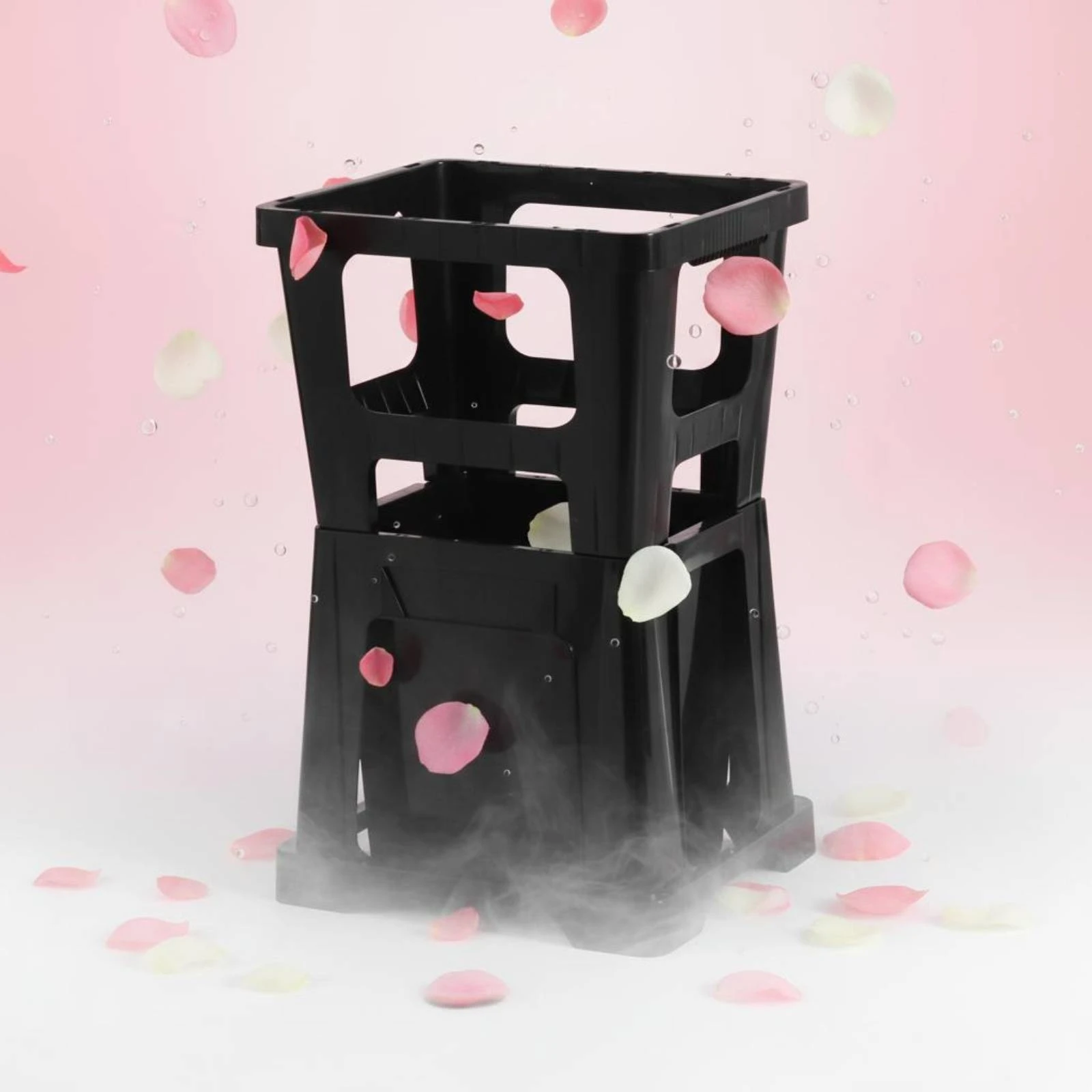 

Flower Vessel Black Flower Arranging Vessel Arrangement Container Plastic Decor Item Rectangular