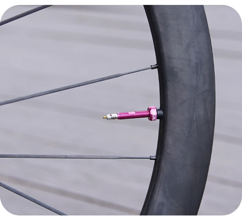 CXWXC 1 Paar Fahrrad Presta Ventil 45/65/85mm Aluminium Legierung Ventil Für Tubeless Straße/MTB/Gravel Fahrrad Felge Ventil Zubehör – Detail 18