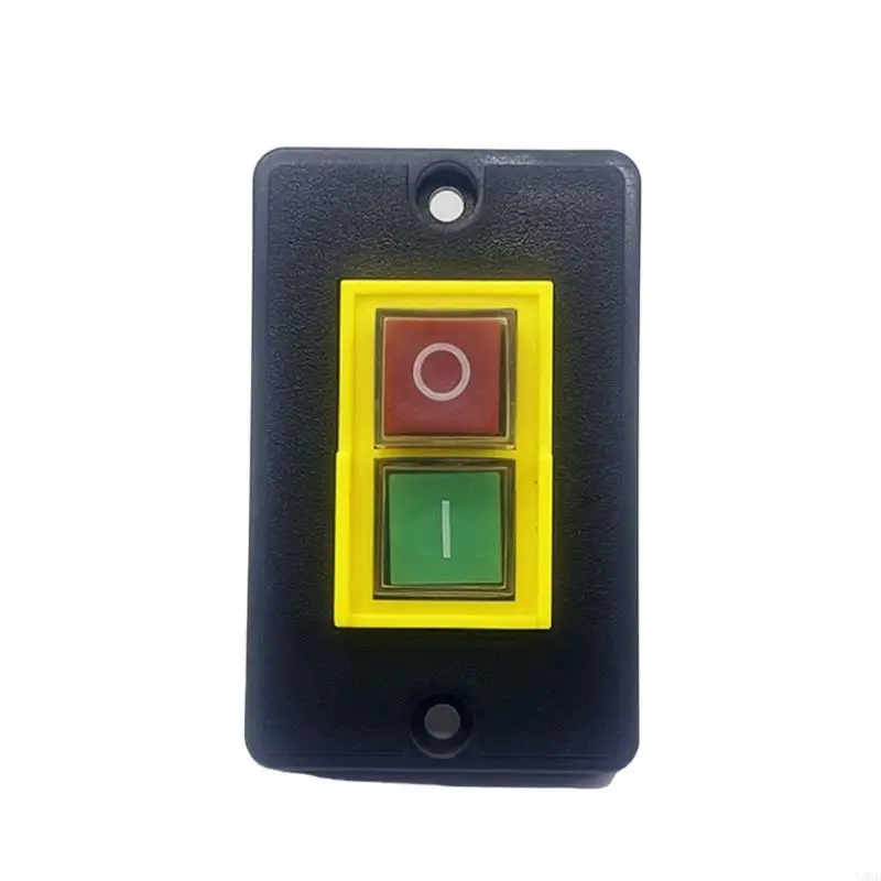 Y5GD Secure Self locking Magnetic Start Button Switches Essential Waterproof Switches AC250V 6A for Electrical Projects