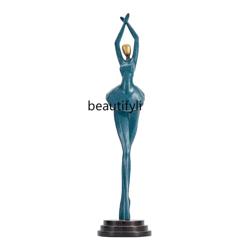 

Dancing ornaments Abstract figures Sculpture porch Living room TV cabinet Dance art decorations53