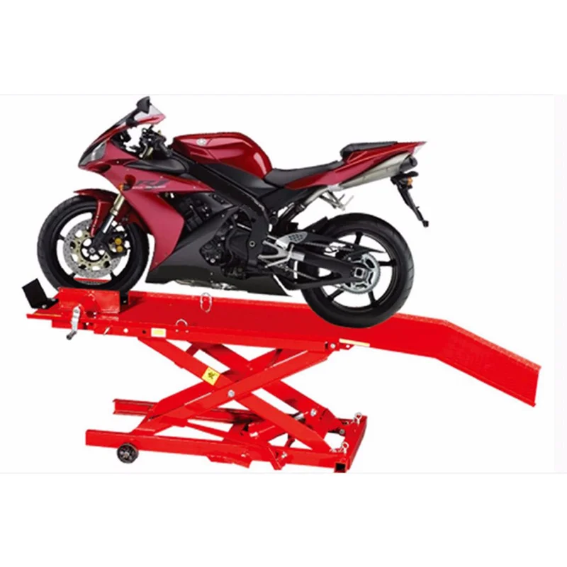 Motorcycle Lifter Air Operated Manual Dual Purpose Hydraulic Lifting Platform Motorcycle Repair Lifting Platform