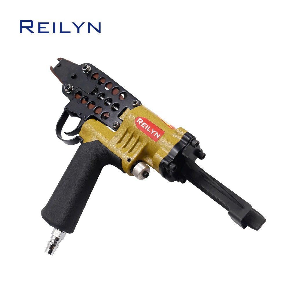 Reilyn C-Type Machine Coil Nailer SC7E  Pneumatic C Ring Air Stapler Nailer for Wood Working Furniture Roof Sheathing Tools